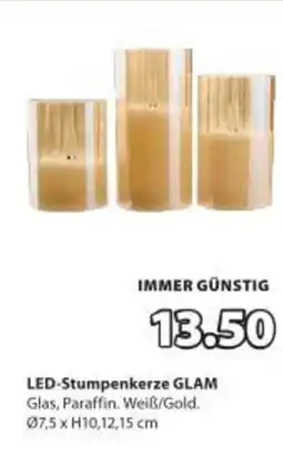 JYSK Led-stumpenkerze glam Angebot