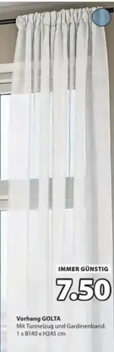 JYSK Vorhang golta Angebot