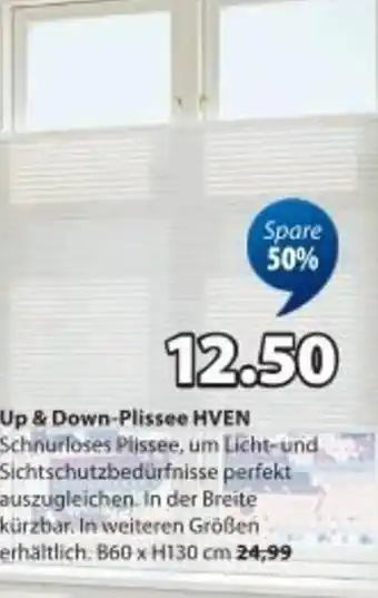 JYSK Up & down-plissee hven Angebot