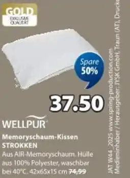 JYSK Memoryschaum-kissen Angebot