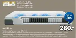 JYSK Taschenfederkernmatratze gold 560 Angebot