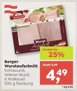 ADEG Berger Wurstaufschnitt Angebot