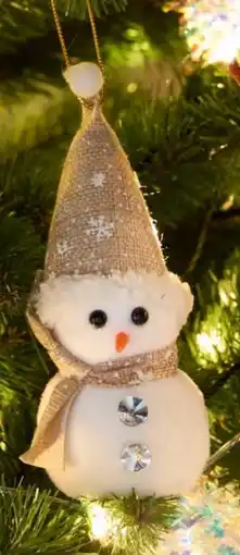 Woolworth Schneemann Stofffigur Angebot