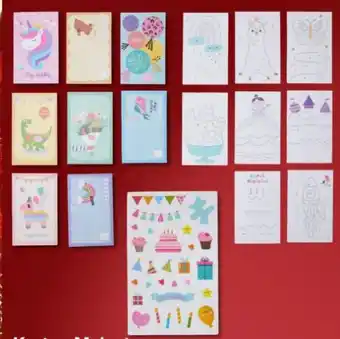 Woolworth Karten Malset Angebot