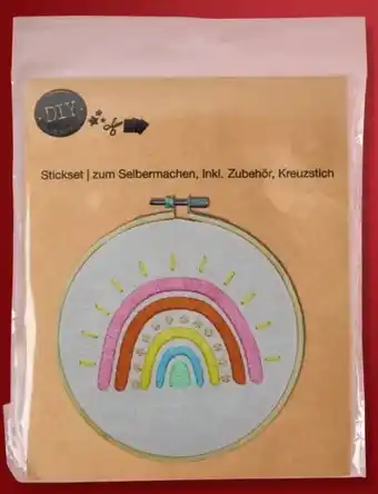 Woolworth DIY Wool Stickset Regenbogen Angebot