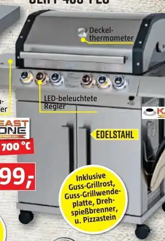 Bauhaus Gasgrill CLIFF 455-I ES Angebot