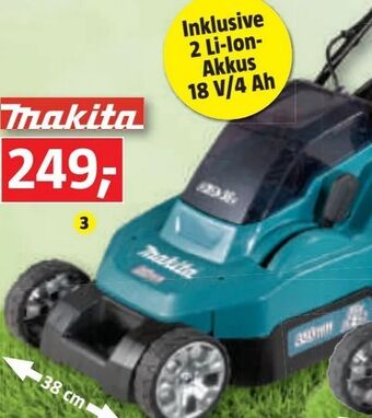Bauhaus Akku-Rasenmäher PD60LM41K2 Angebot
