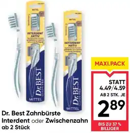 Maximarkt Dr. Best Zahnbürste Interdent oder Zwischenzahn Angebot