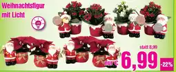 Blumen B&B Weihnachtsfigur mit Licht Angebot