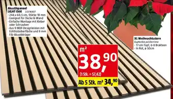 Bauhaus Akustikpaneel light oak Angebot