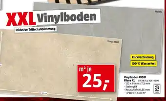 Bauhaus Vinylboden rigid fliese xl Angebot