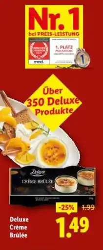 Lidl Deluxe Crème Brûlée Angebot