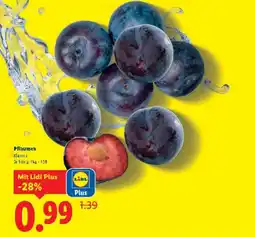 Lidl Pflaumen Angebot