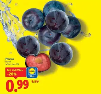 Lidl Pflaumen Angebot