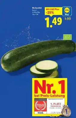Lidl Bio Zucchini Angebot