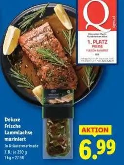 Lidl Deluxe Frische Lammlachse mariniert Angebot