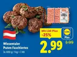 Lidl Wiesentaler Puten Faschiertes Angebot