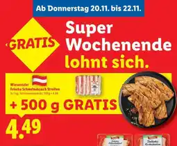 Lidl Wiesentaler Frische Schwelnebauch Streifen Angebot