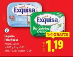 Lidl Exquisa Frischkäse Angebot