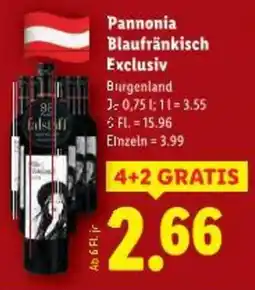 Lidl Pannonia Blaufränkisch Exclusiv Angebot