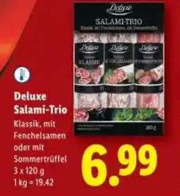 Lidl Deluxe Salami Trio Angebot