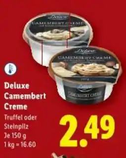 Lidl Deluxe Camembert Creme Angebot