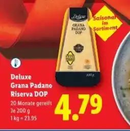 Lidl Deluxe grana padano riserva dop Angebot