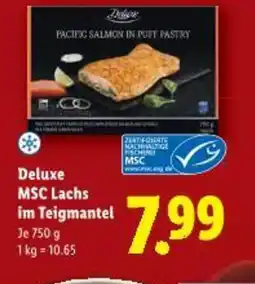 Lidl Deluxe msc lachs im teigmantel Angebot