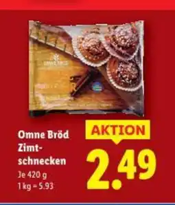 Lidl Omne Bröd Zimt schnecken Angebot