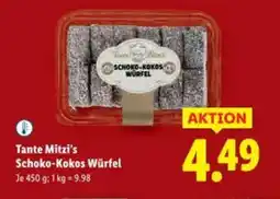 Lidl Tante Mitzi's Schoko Kokos Würfel Angebot
