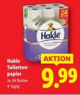 Lidl Hakle Toiletten papier Angebot