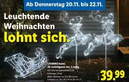 Lidl Livarno home 3d lichtfiguren set Angebot