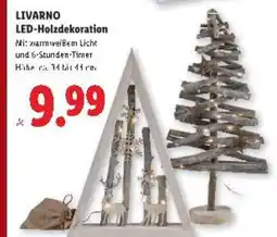 Lidl Livarno led holzdekoration Angebot
