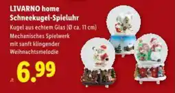 Lidl Livarno home schneekugel spieluhr Angebot