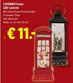 Lidl Livarno home led laterne Angebot