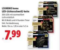 Lidl Livarno home led lichterschweif kette Angebot