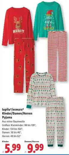 Lidl lupilu/esmara Damen/Herren Angebot
