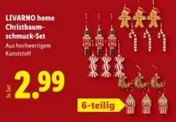 Lidl Livarno home christbaum schmuck set Angebot