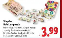 Lidl Playtive Holz Lernpuzzle Angebot