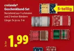 Lidl crelando Geschenkband Set Angebot
