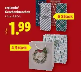 Lidl Crelando geschenktaschen Angebot