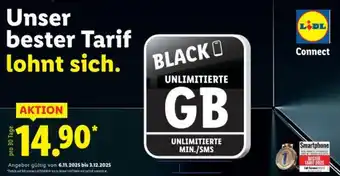 Lidl Black unlimitierte gb Angebot