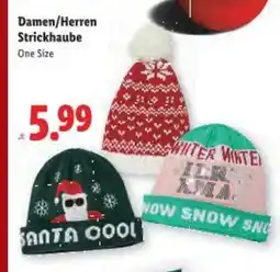 Lidl Damen/Herren Strickhaube Angebot