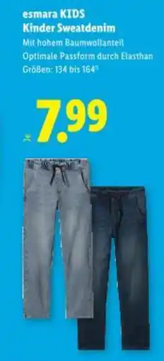 Lidl Esmara kids kinder sweatdenim Angebot
