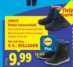 Lidl Crivit kinder schneestiefel Angebot