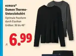 Lidl esmara Damen Thermo Unterziehshirt Angebot