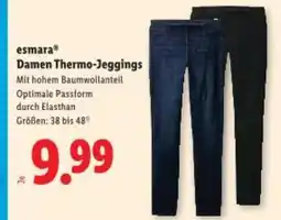 Lidl Esmara Damen Thermo Jeggings Angebot