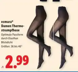 Lidl Esmara damen thermo strumpfhose Angebot