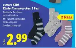Lidl Esmara kids kinder thermosocken Angebot