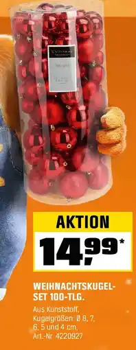 OBI Weihnachtskugel- set 100-tlg Angebot